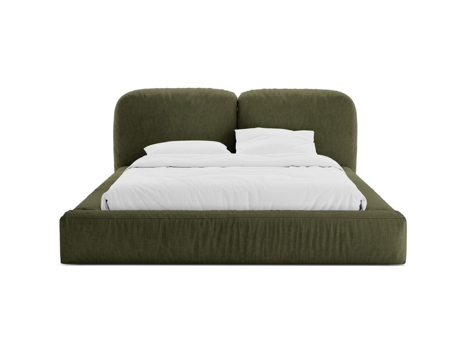 Storage Bed With Headboard, "Martina", 246x246x101