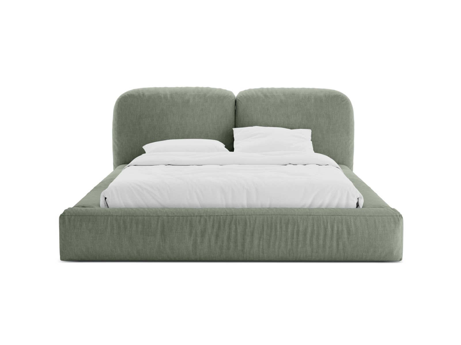 Storage Bed With Headboard, "Martina", 246x246x101