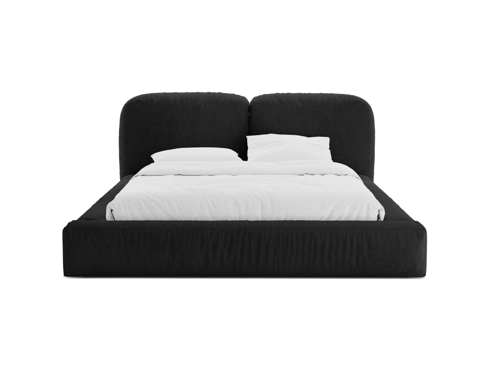 Storage Bed With Headboard, "Martina", 246x246x101