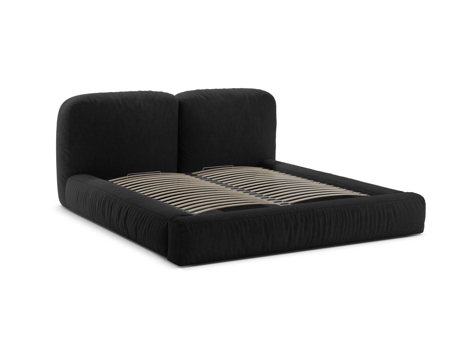 Storage Bed With Headboard, "Martina", 246x246x101
