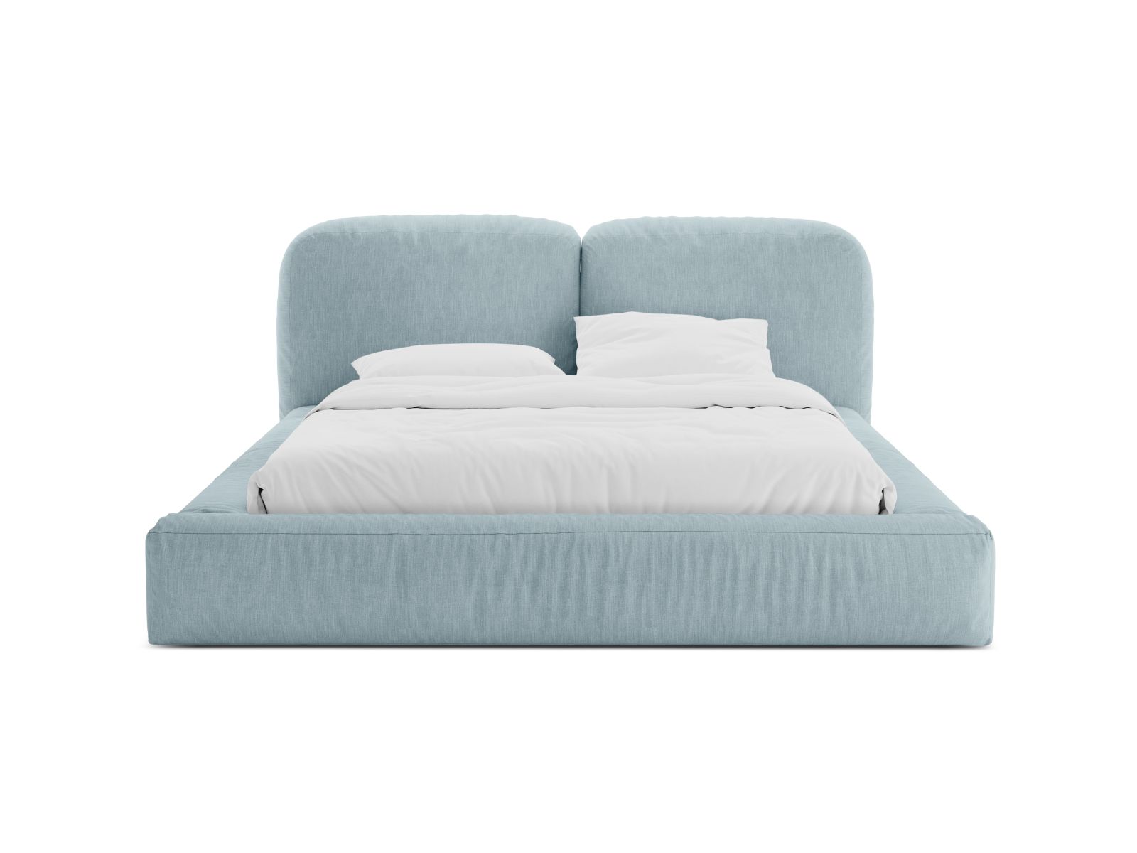 Storage Bed With Headboard, "Martina", 246x246x101