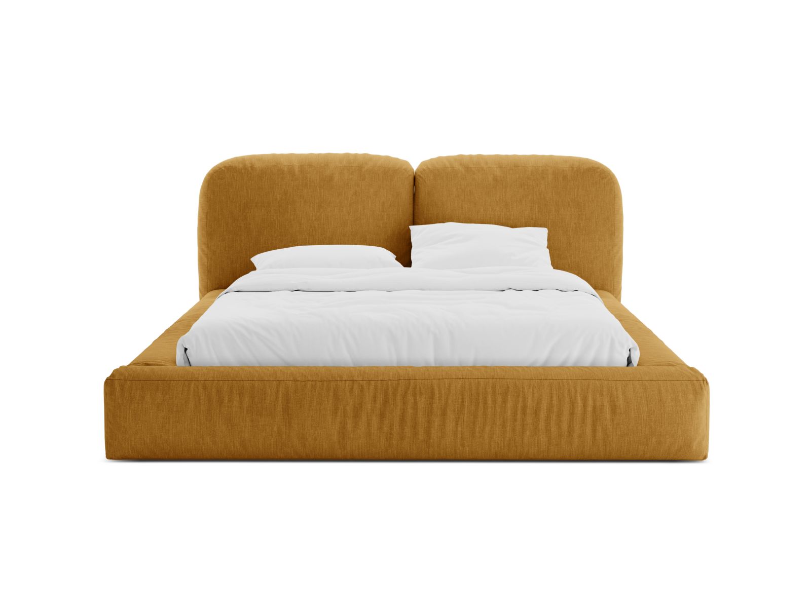 Storage Bed With Headboard, "Martina", 246x246x101
