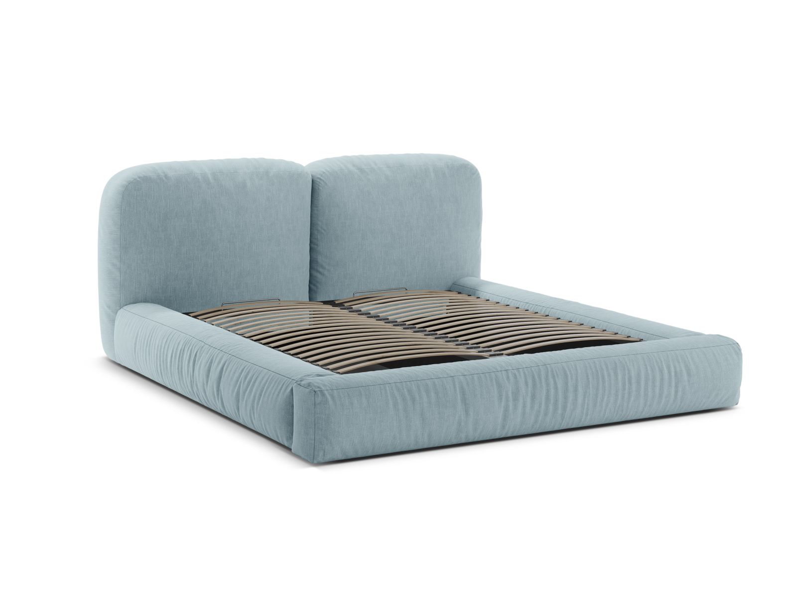 Storage Bed With Headboard, "Martina", 246x246x101