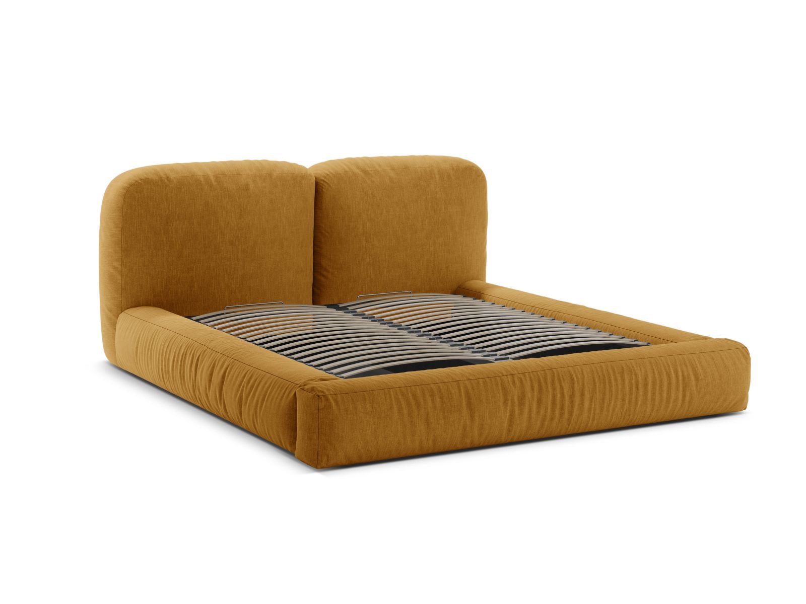 Storage Bed With Headboard, "Martina", 246x246x101
