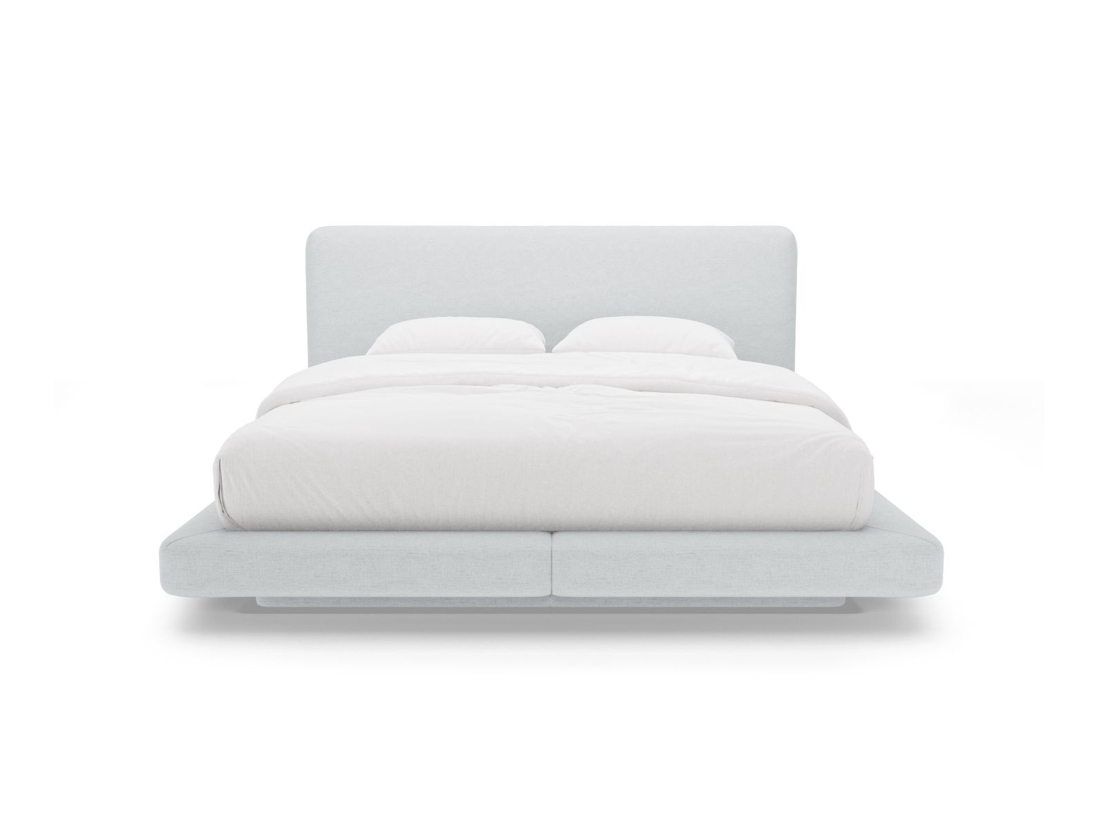 Bed With Headboard, "Linea", 184x225x98