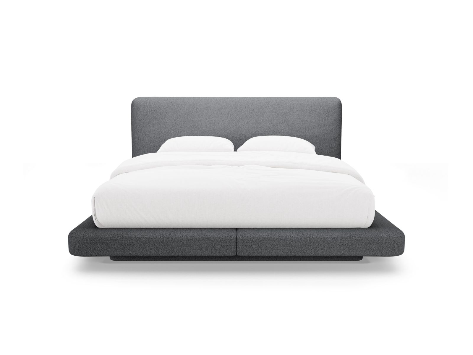 Bed With Headboard, "Linea", 184x225x98