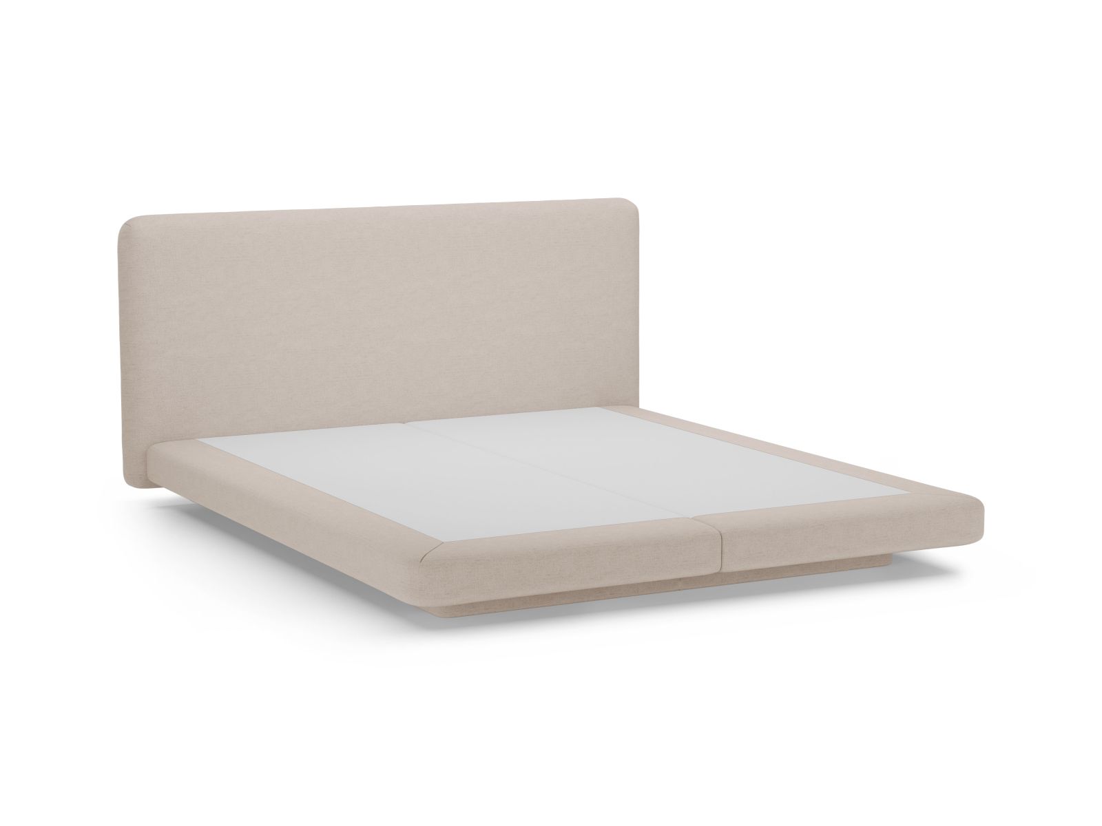 Bed With Headboard, "Linea", 204x225x98