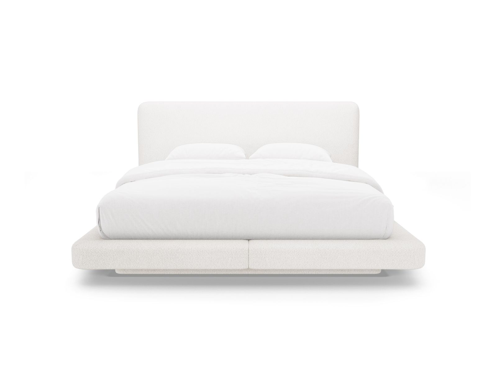 Bed With Headboard, "Linea", 204x225x98