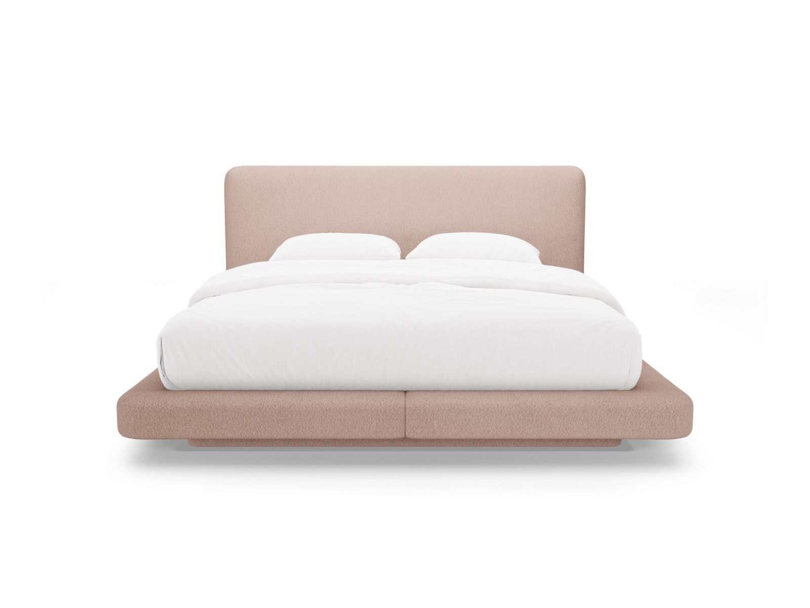 Bed With Headboard, "Linea", 204x225x98