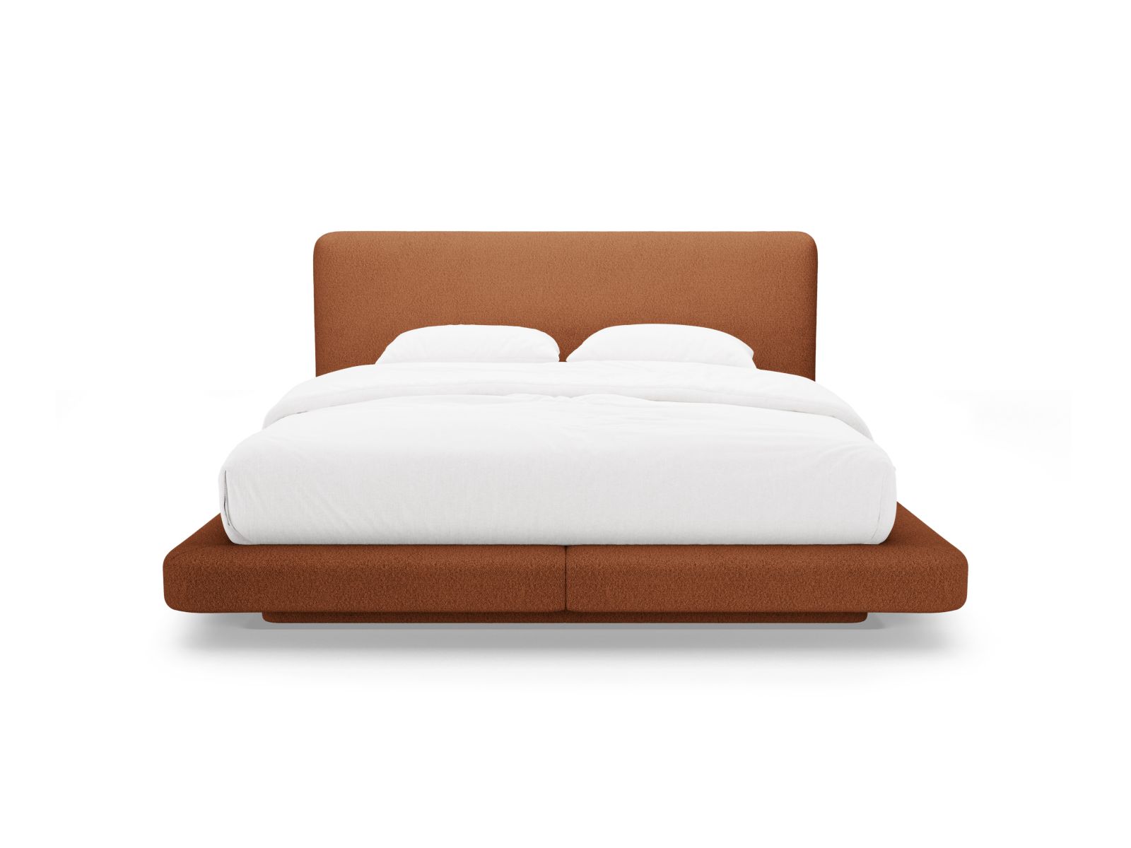 Bed With Headboard, "Linea", 204x225x98