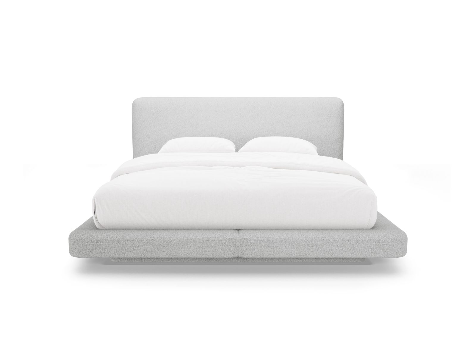 Bed With Headboard, "Linea", 204x225x98