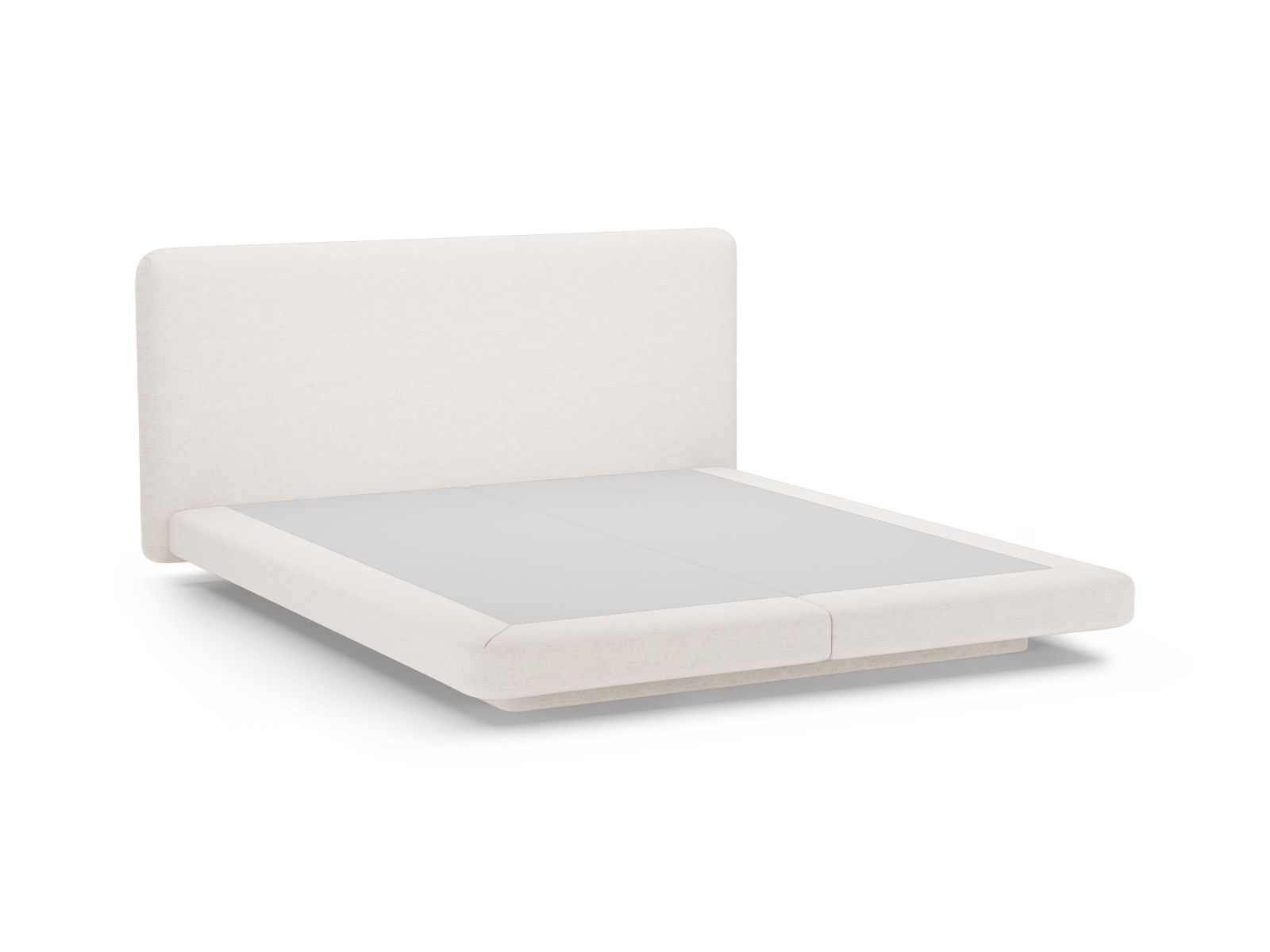 Bed With Headboard, "Linea", 244x225x98
