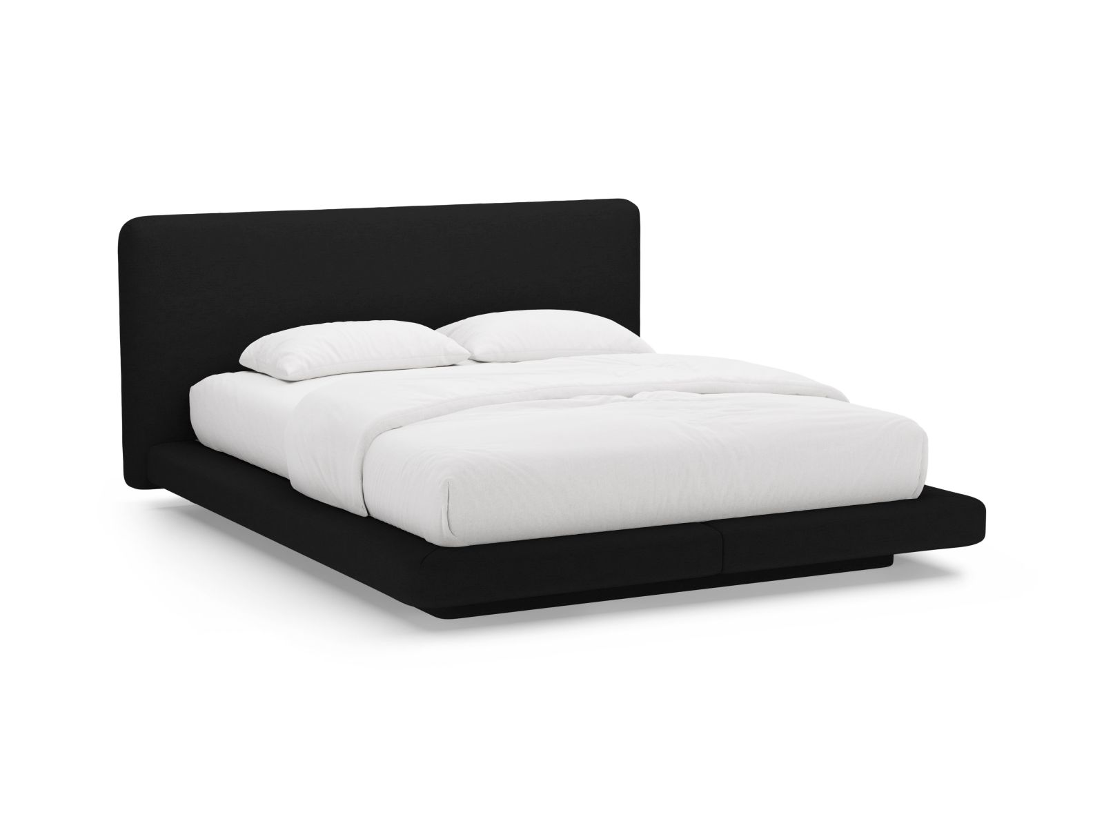 Bed With Headboard, "Linea", 244x225x98