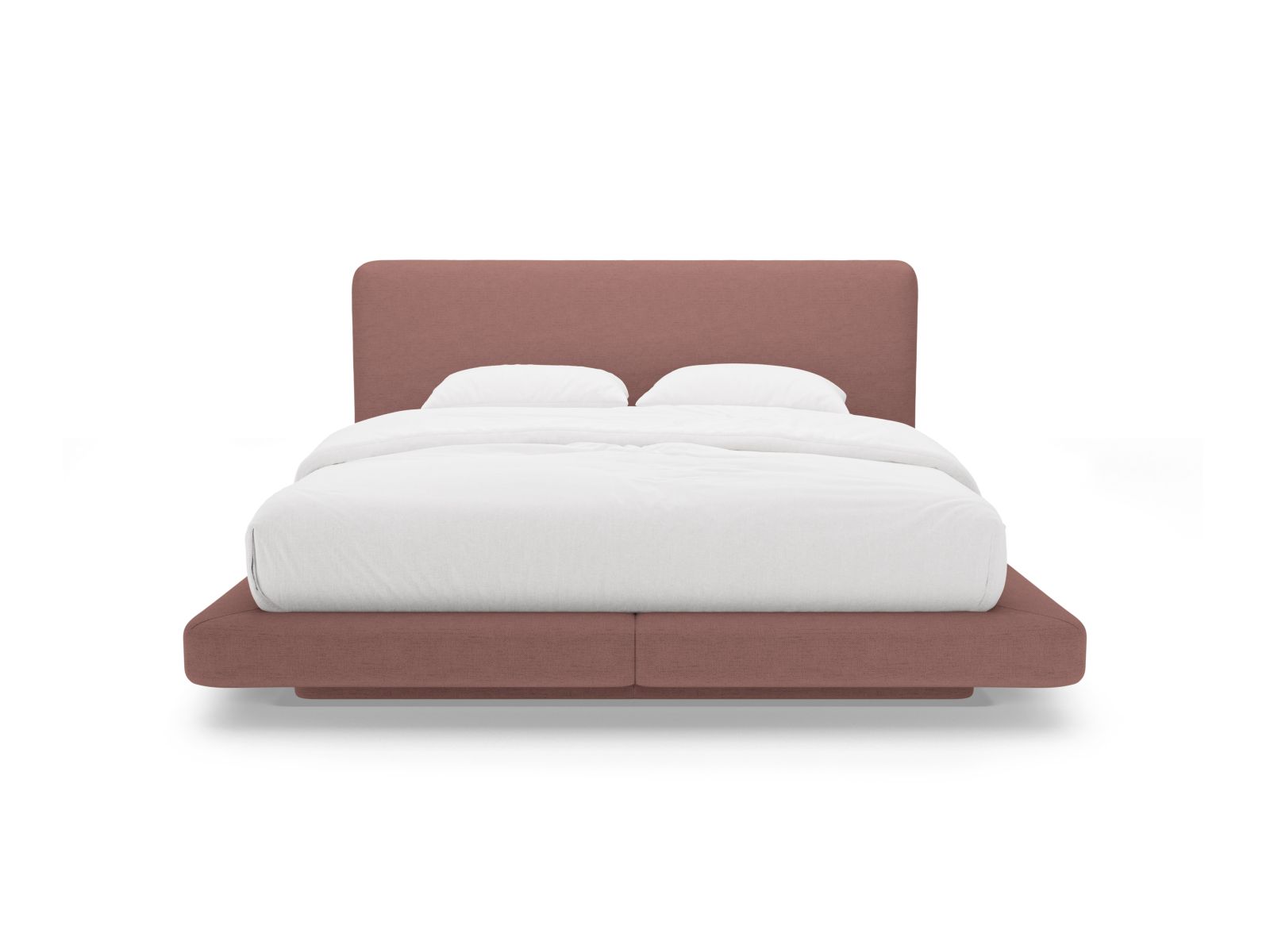Bed With Headboard, "Linea", 244x225x98