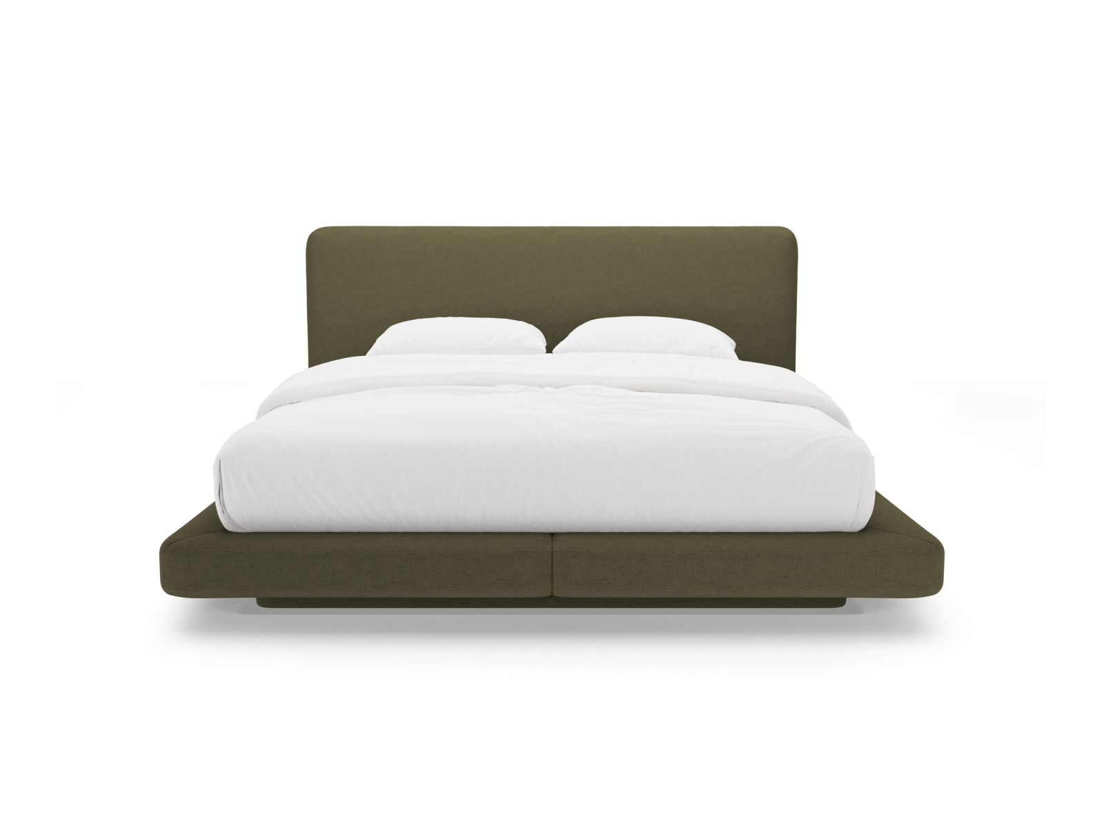 Bed With Headboard, "Linea", 244x225x98