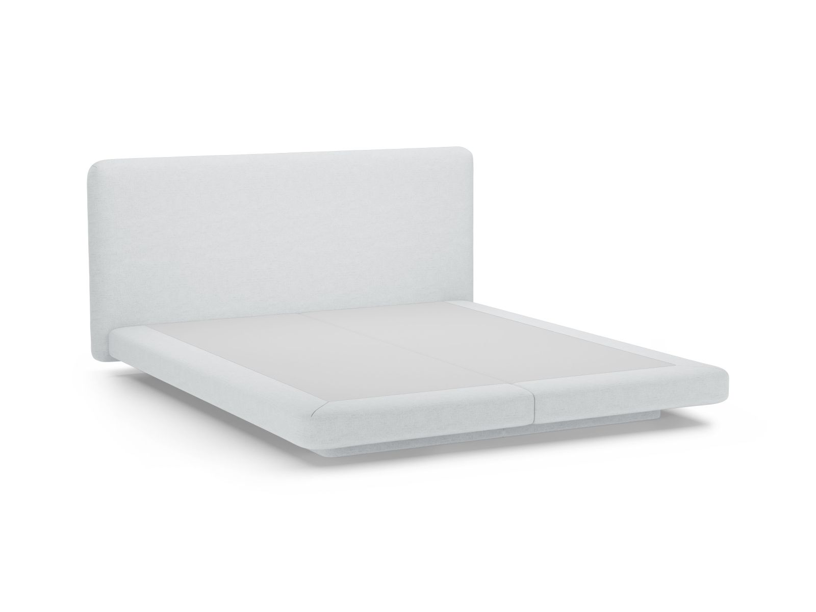 Bed With Headboard, "Linea", 244x225x98