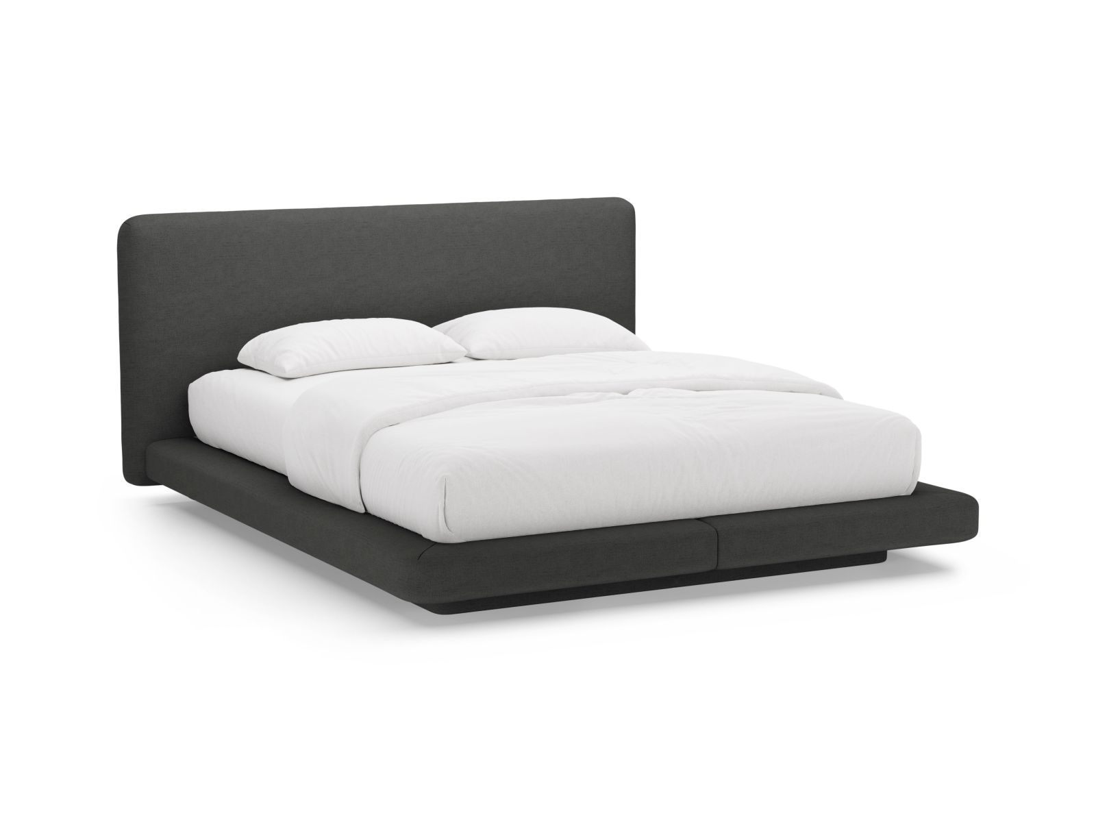 Bed With Headboard, "Linea", 244x225x98
