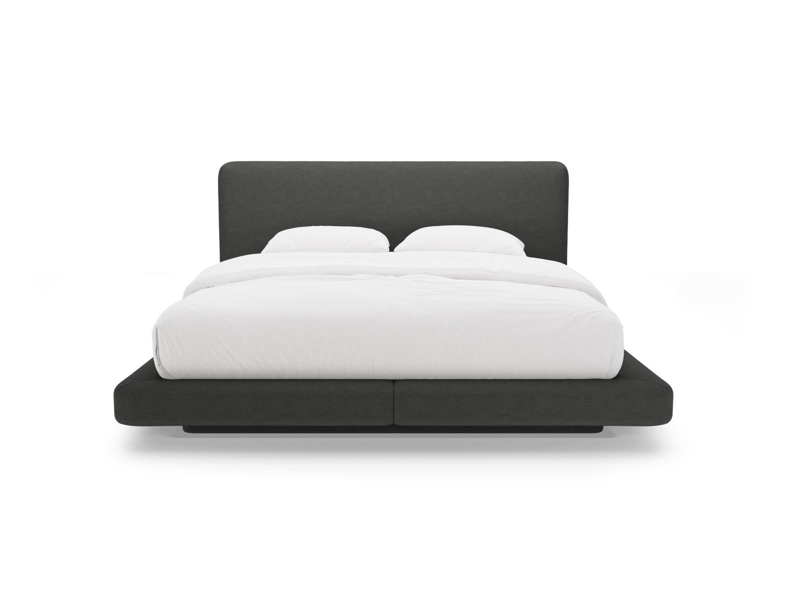 Bed With Headboard, "Linea", 244x225x98