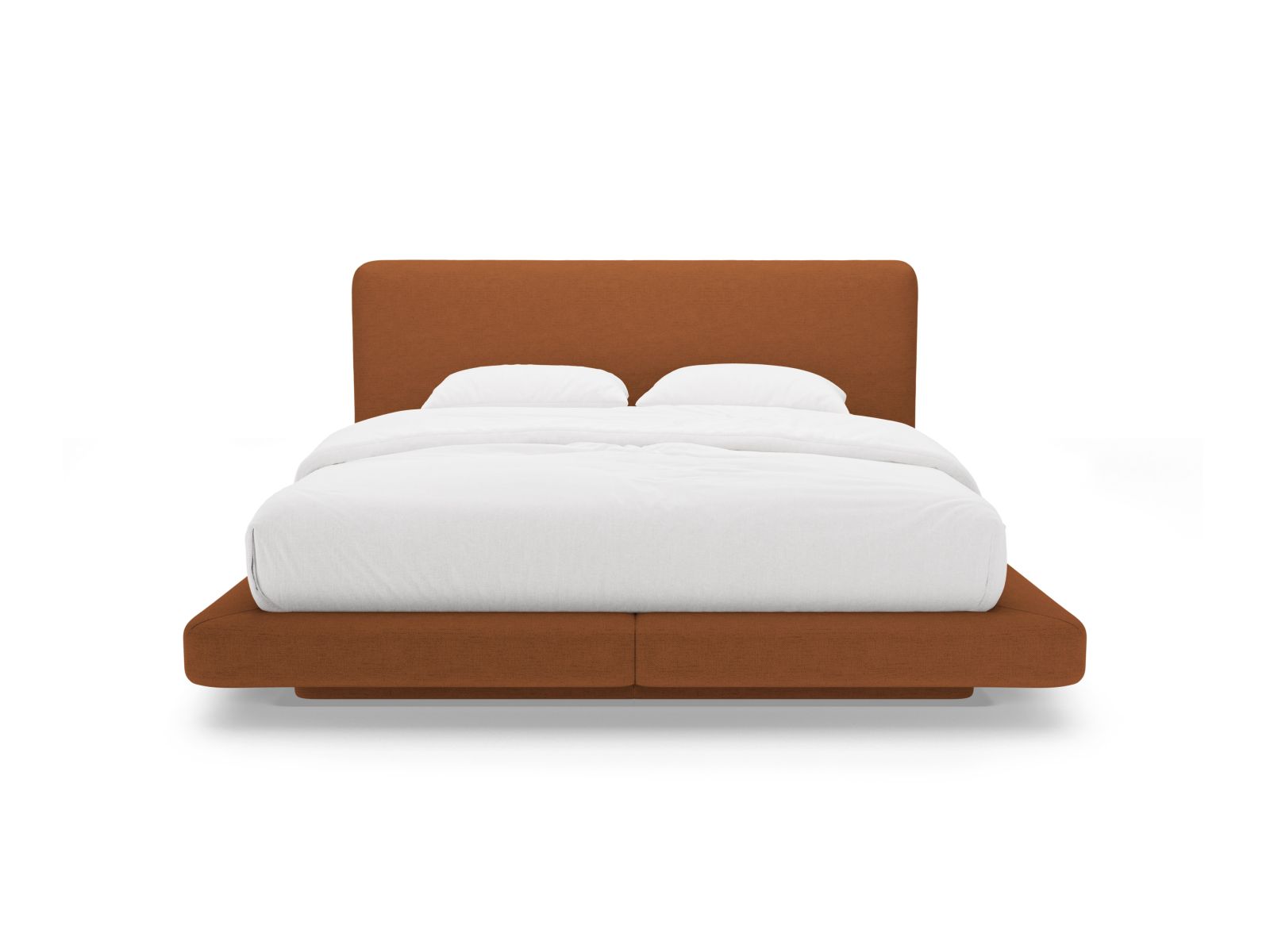 Bed With Headboard, "Linea", 244x225x98