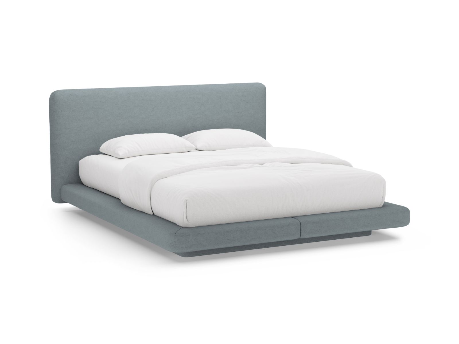 Bed With Headboard, "Linea", 244x225x98