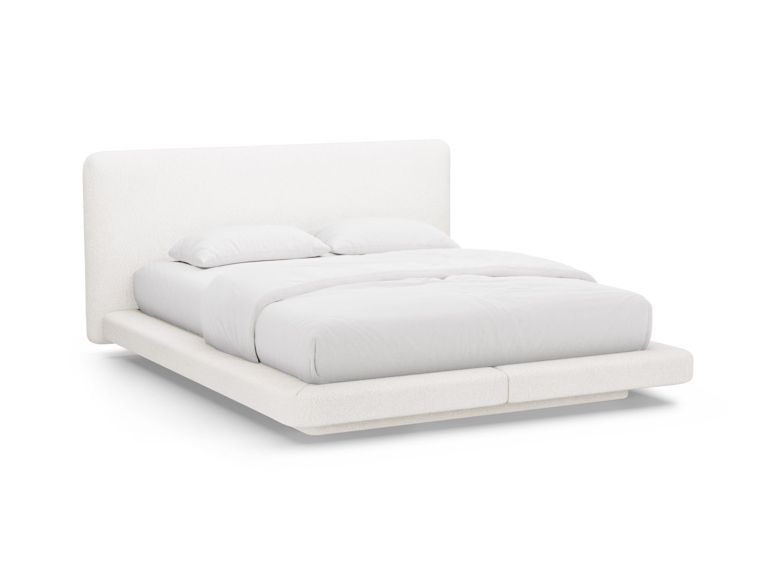 Bed With Headboard, "Linea", 244x225x98