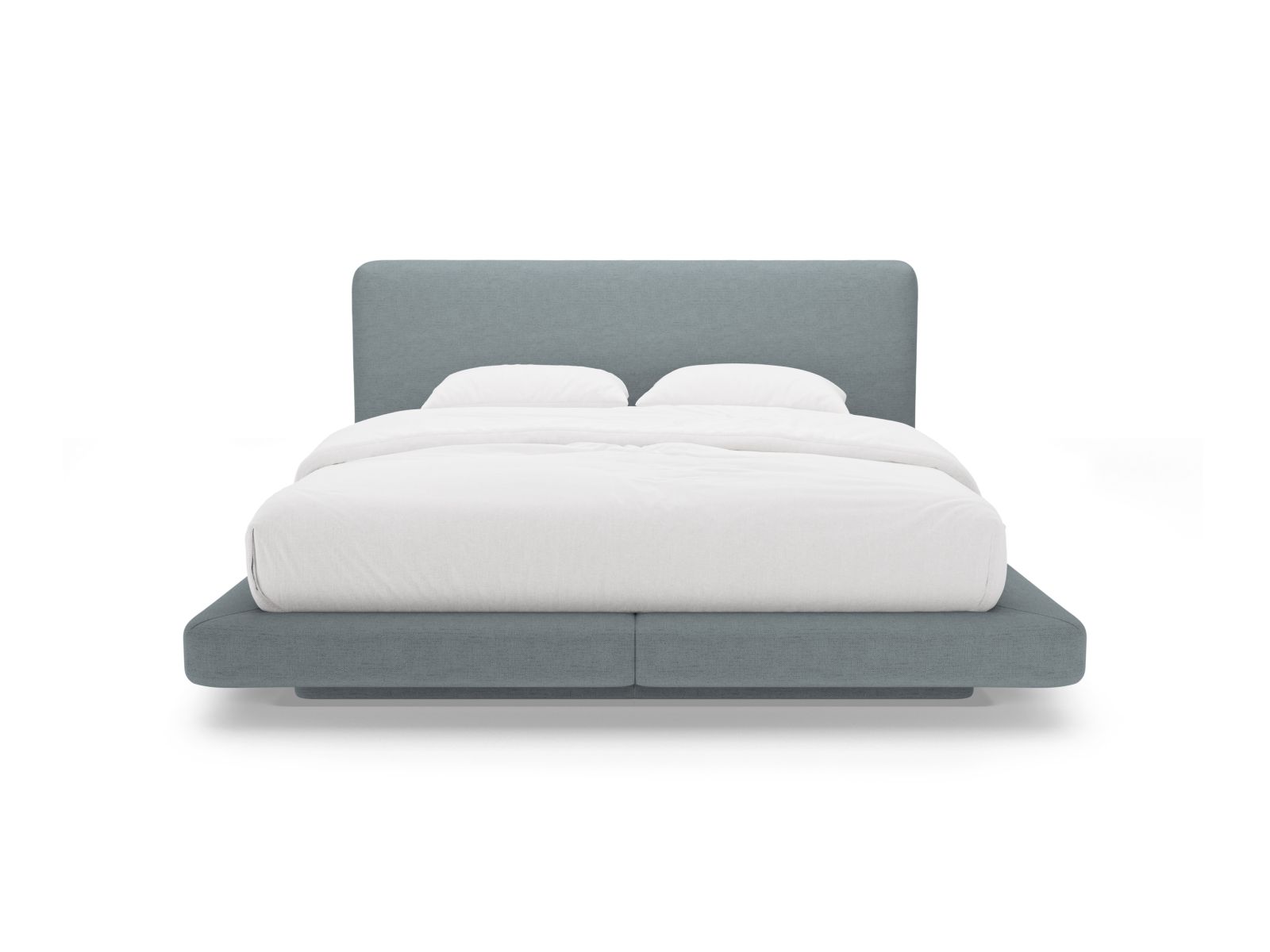 Bed With Headboard, "Linea", 244x225x98