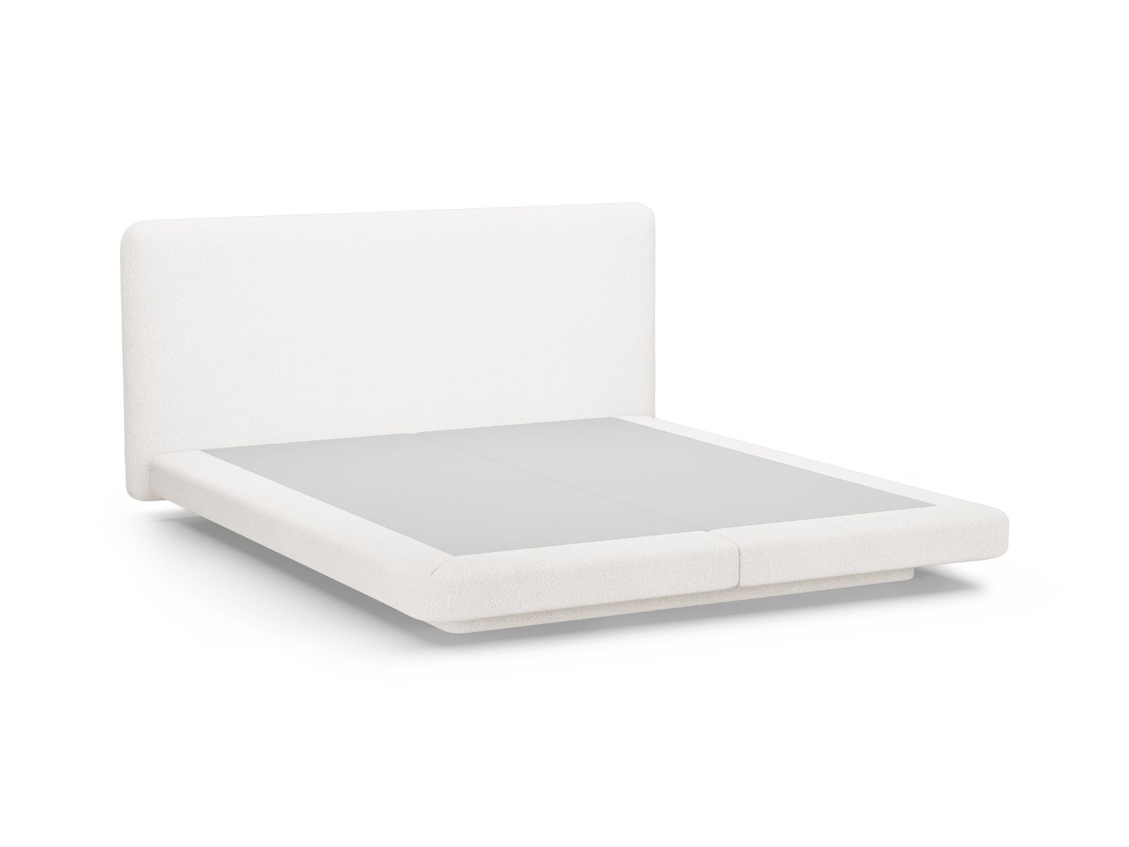Bed With Headboard, "Linea", 244x225x98