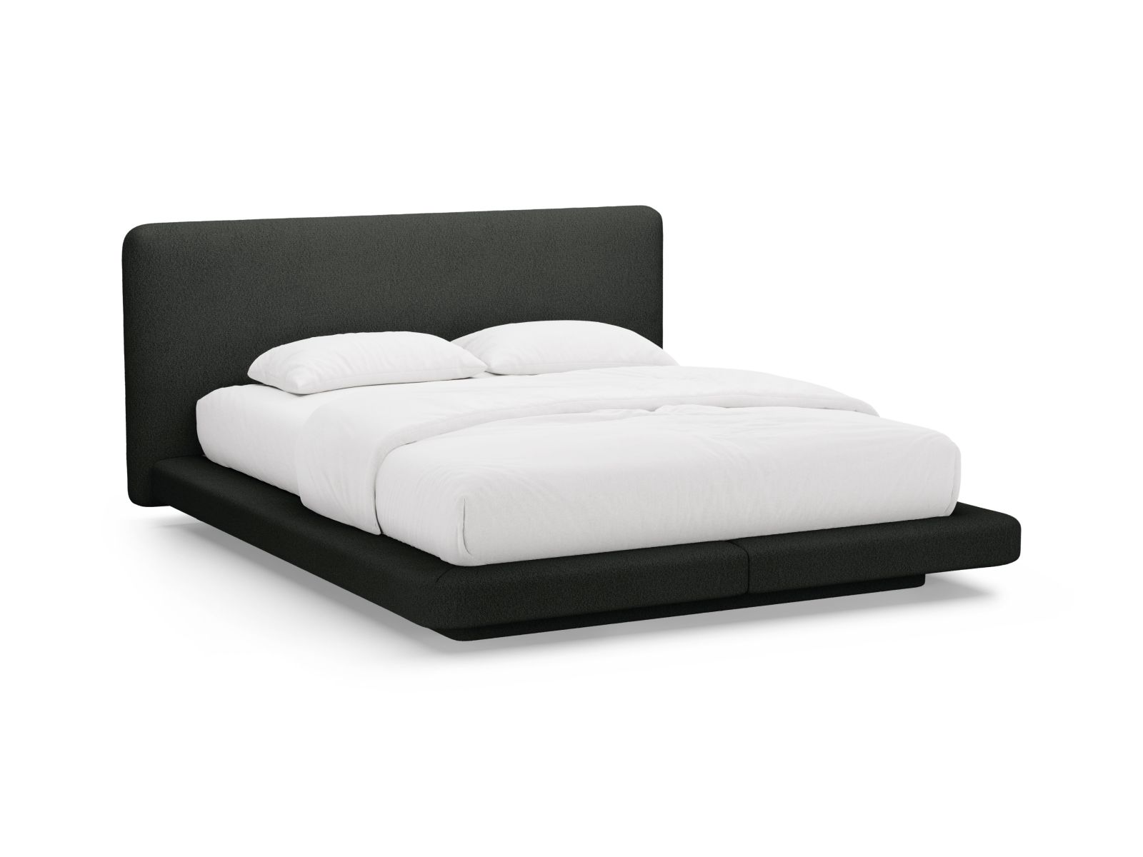 Bed With Headboard, "Linea", 244x225x98
