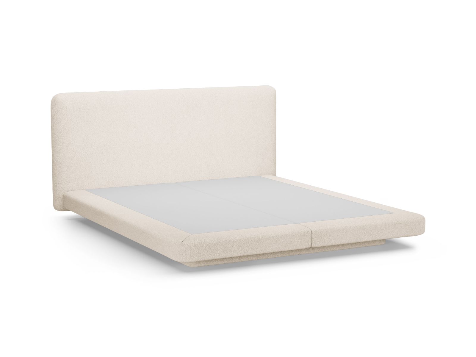 Bed With Headboard, "Linea", 244x225x98