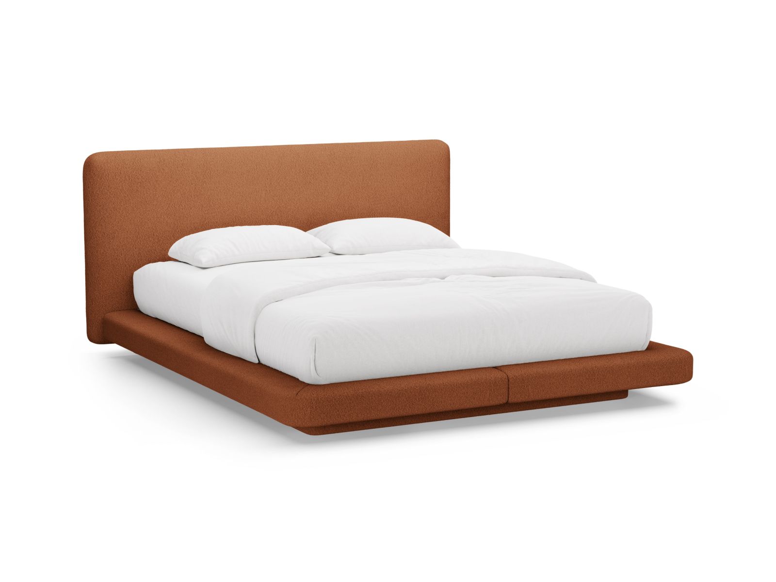 Bed With Headboard, "Linea", 244x225x98