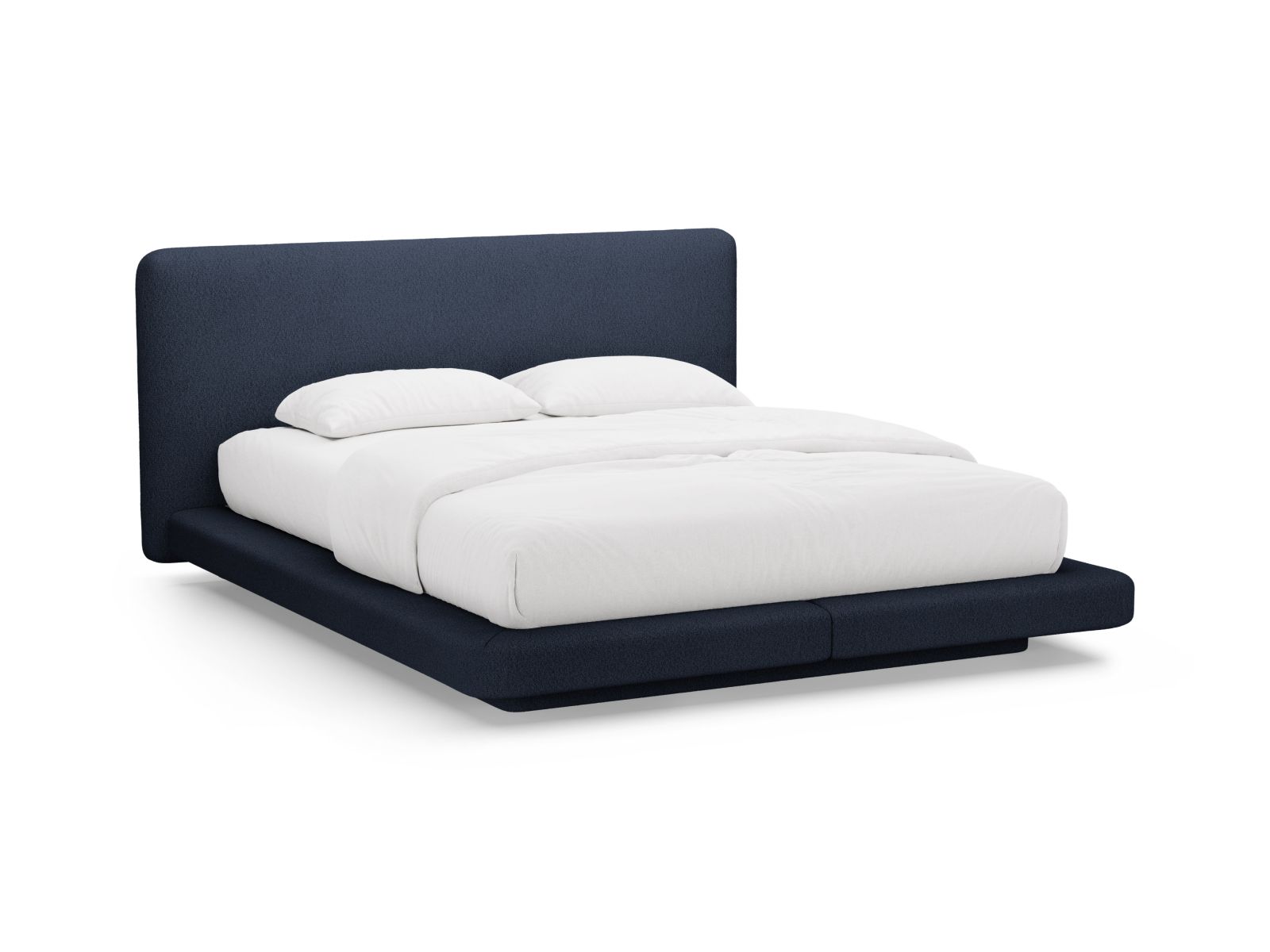 Bed With Headboard, "Linea", 244x225x98