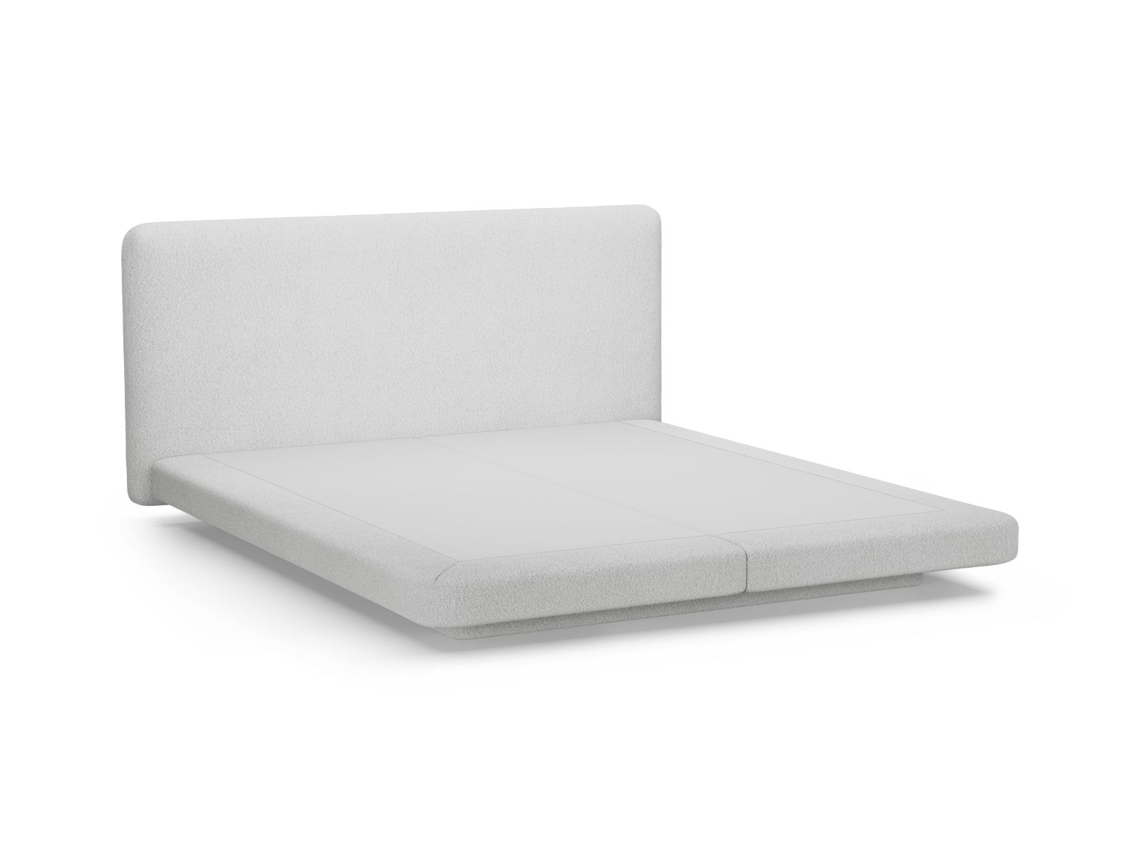 Bed With Headboard, "Linea", 244x225x98