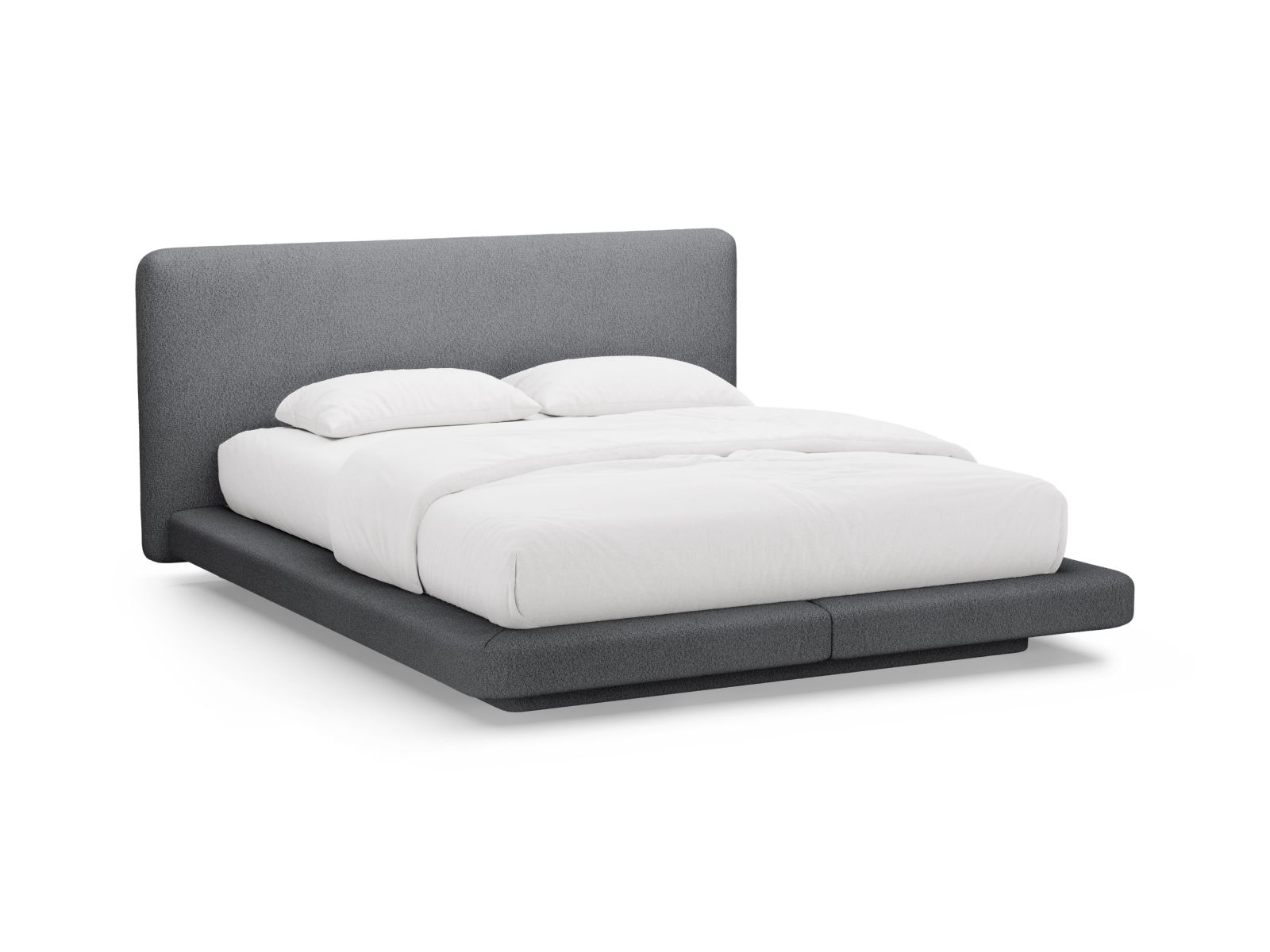 Bed With Headboard, "Linea", 244x225x98