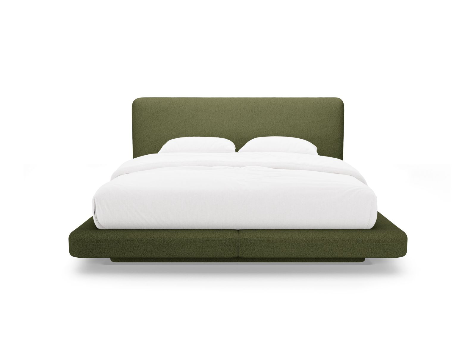 Bed With Headboard, "Linea", 244x225x98