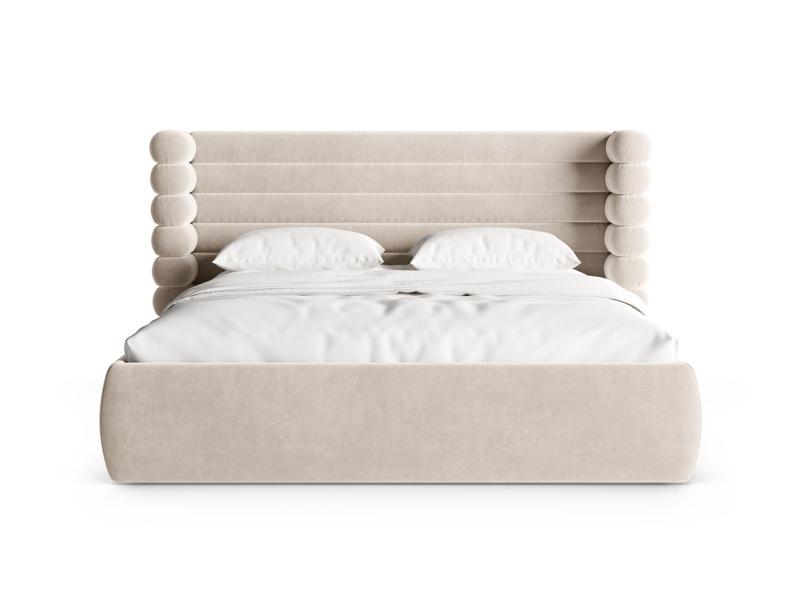 Storage Bed With Headboard, "Mount", 196x228x120