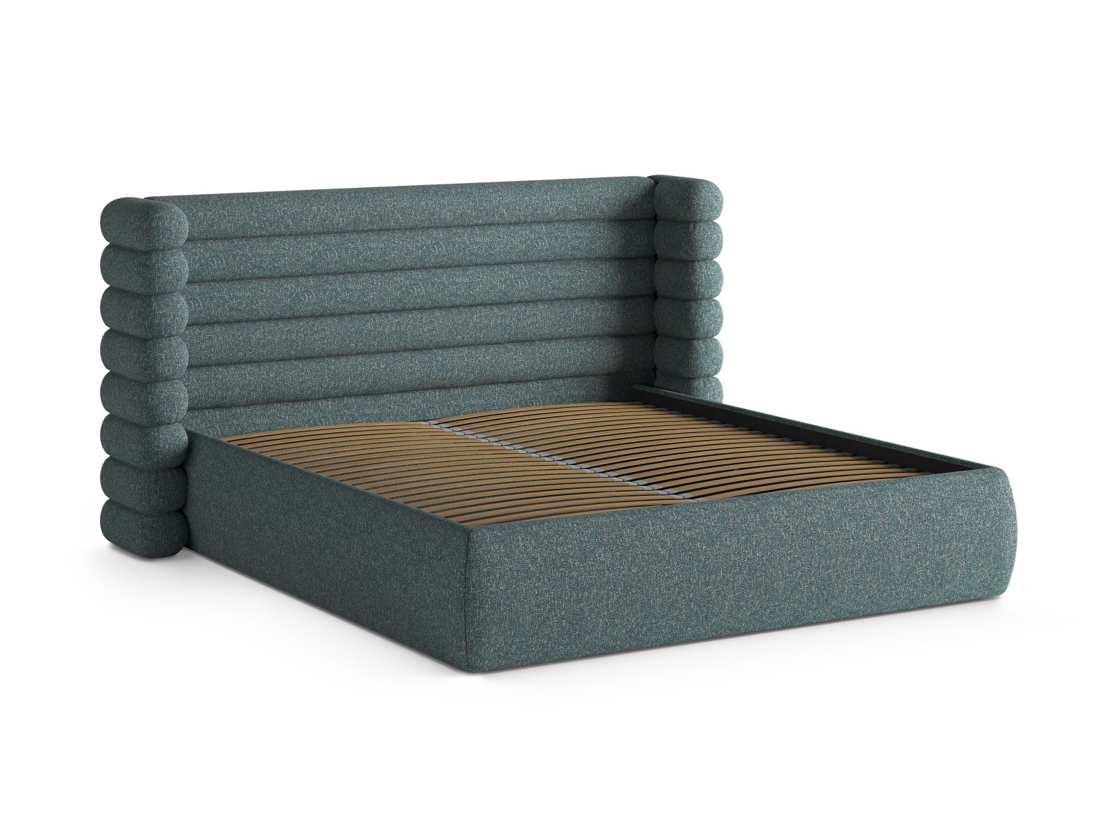 Storage Bed With Headboard, "Mount", 196x228x120