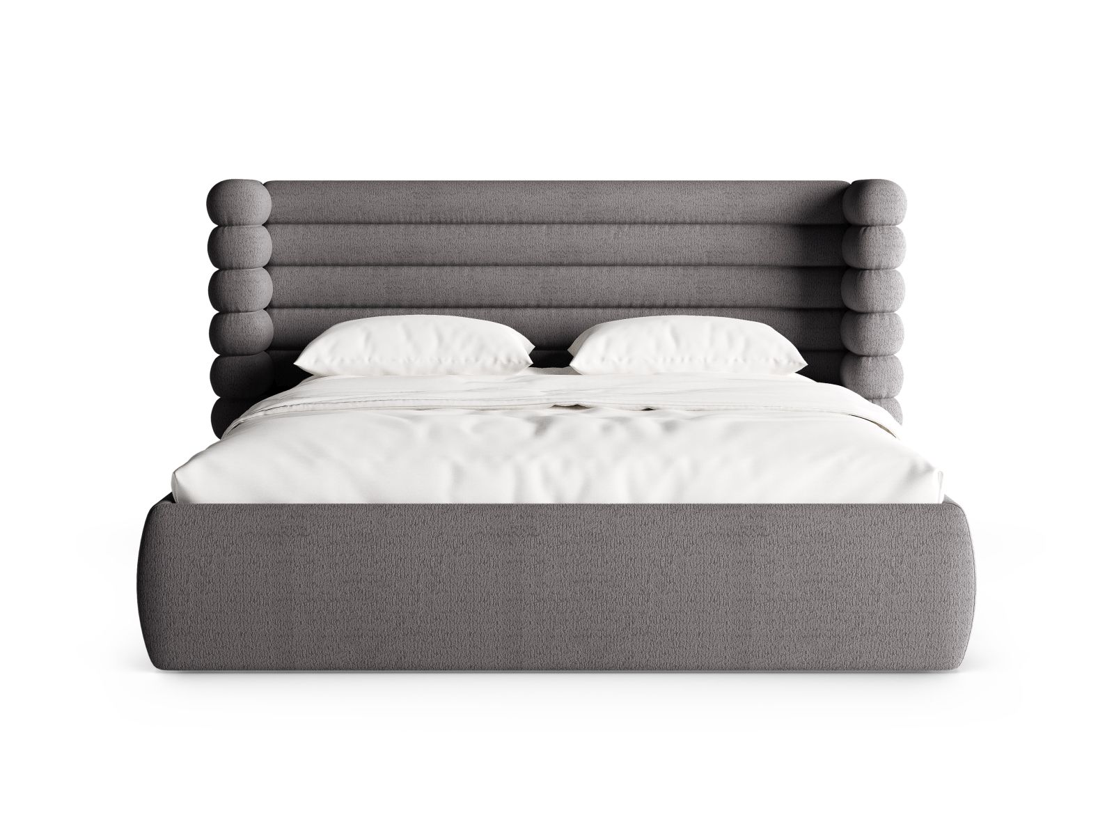 Storage Bed With Headboard, "Mount", 216x228x120