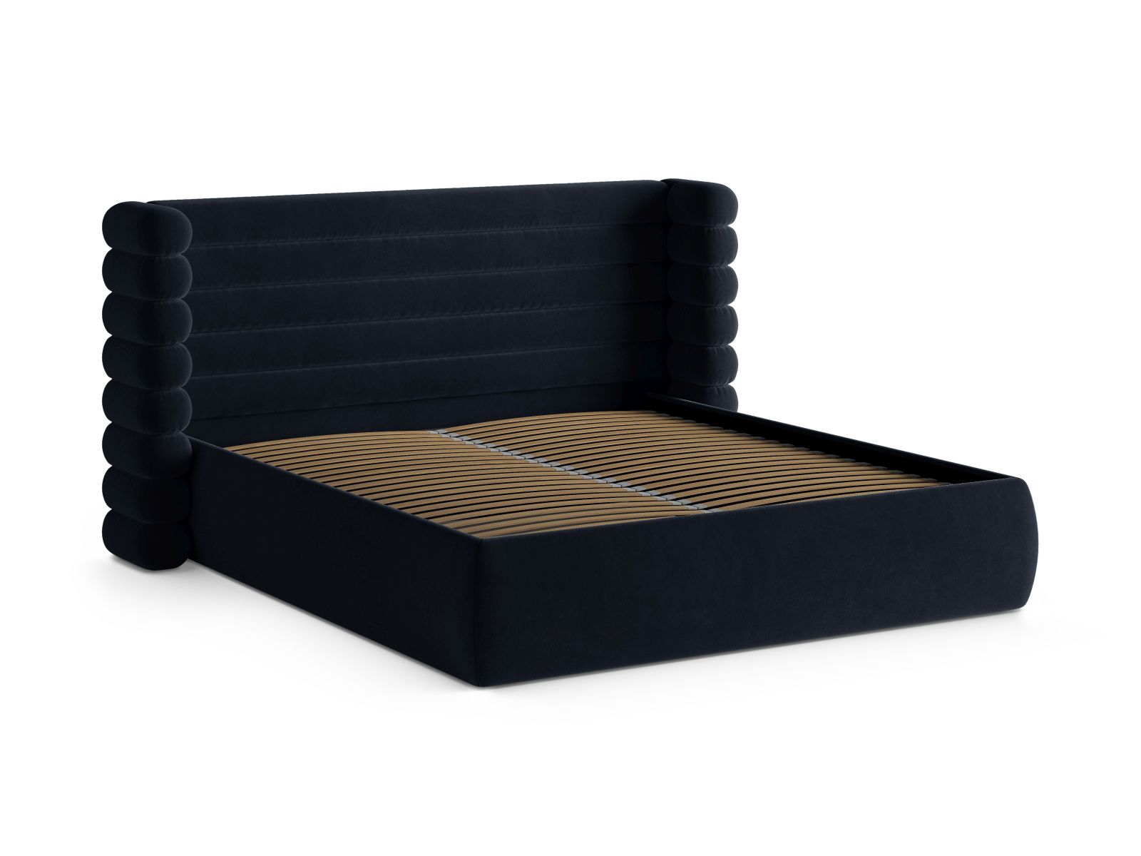 Storage Bed With Headboard, "Mount", 216x228x120