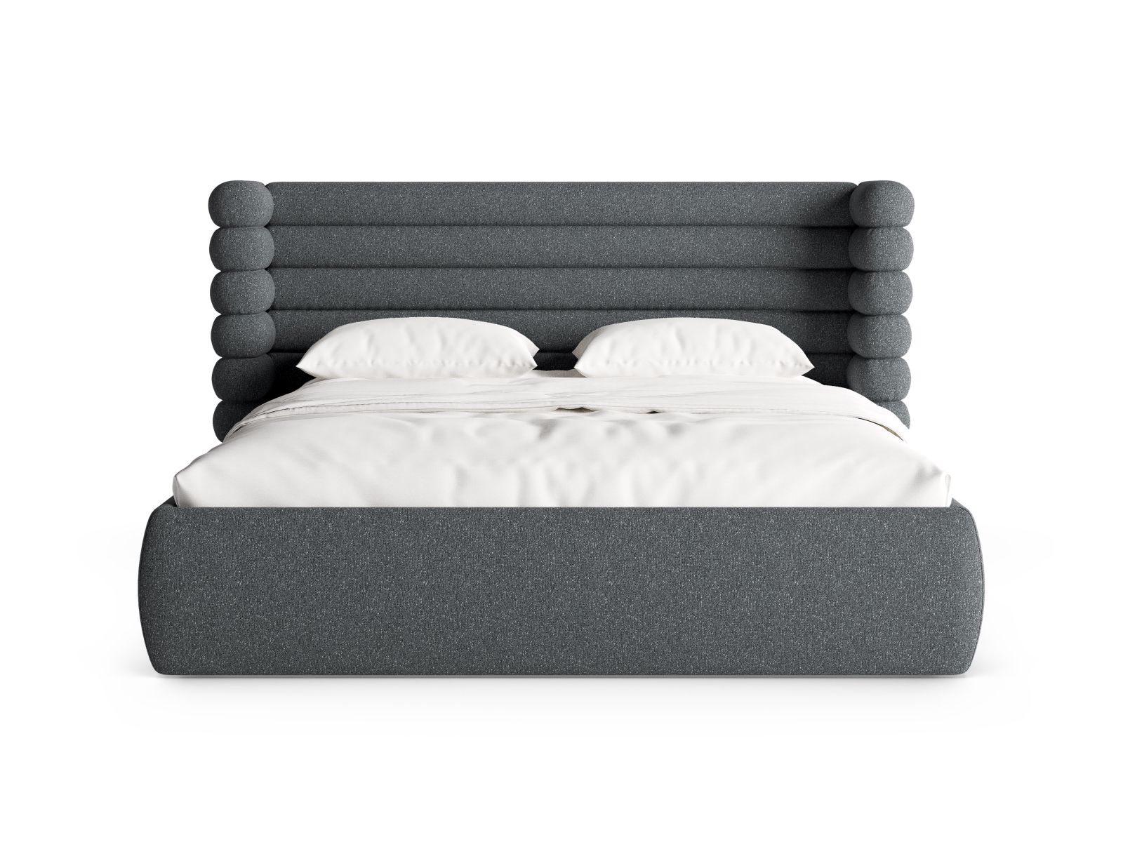 Storage Bed With Headboard, "Mount", 216x228x120
