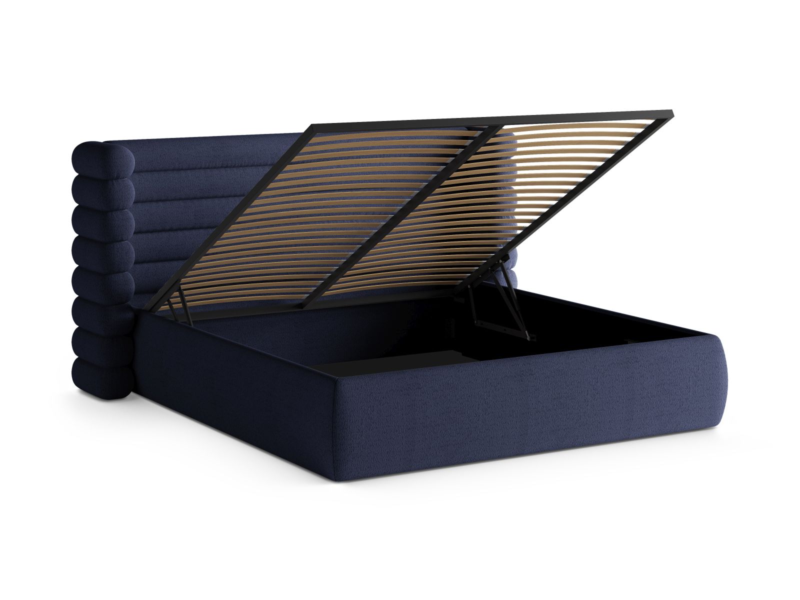 Storage Bed With Headboard, "Mount", 236x228x120
