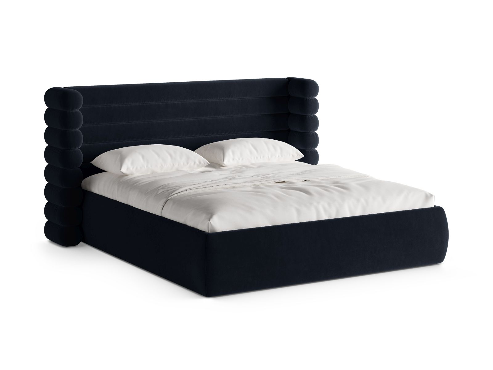 Storage Bed With Headboard, "Mount", 236x228x120