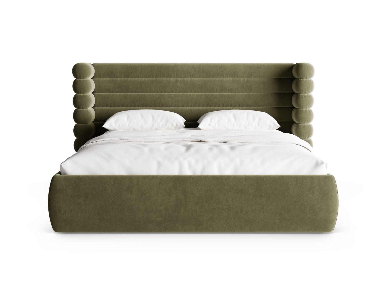 Storage Bed With Headboard, "Mount", 236x228x120