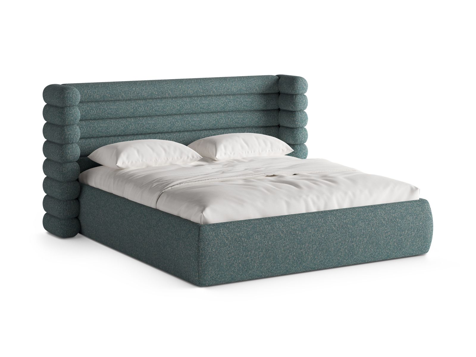 Storage Bed With Headboard, "Mount", 236x228x120