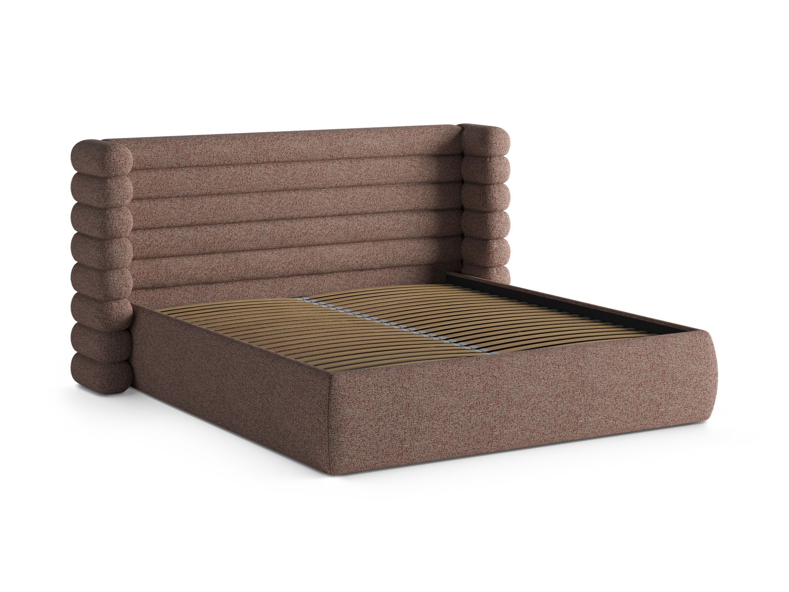 Storage Bed With Headboard, "Mount", 236x228x120