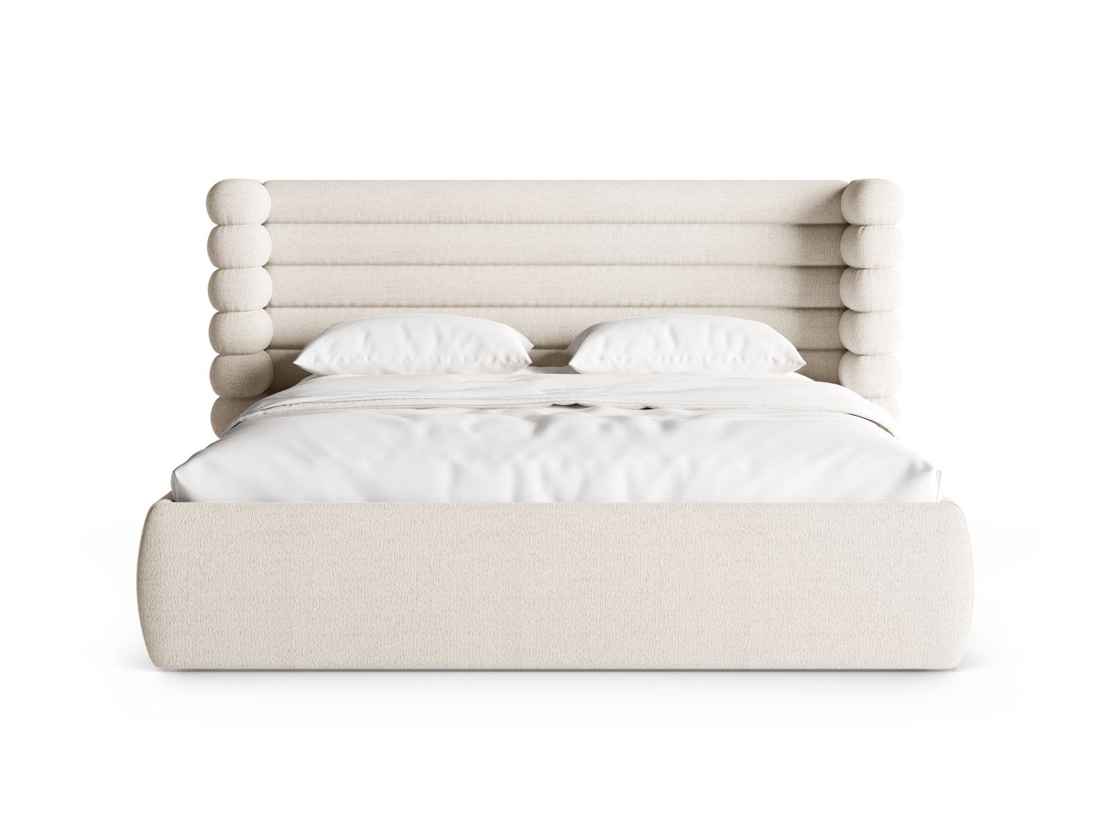 Storage Bed With Headboard, "Mount", 256x228x120