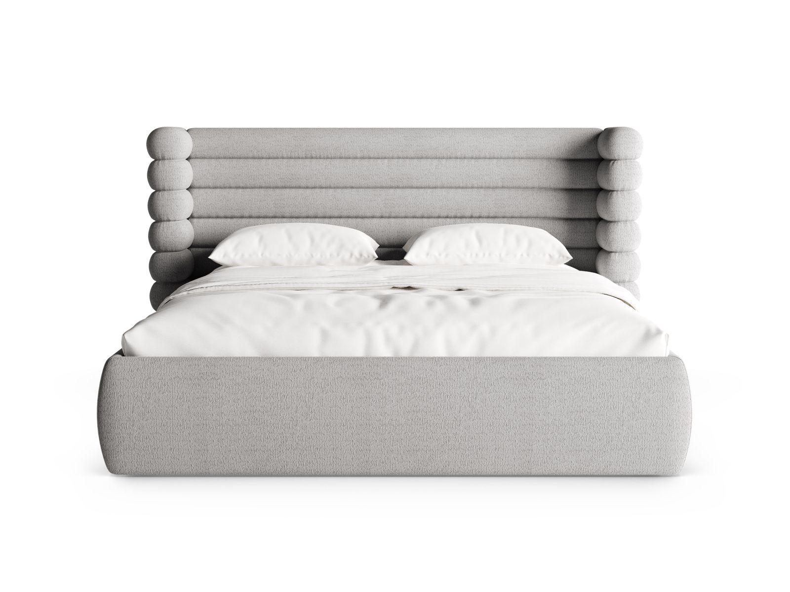 Storage Bed With Headboard, "Mount", 256x228x120