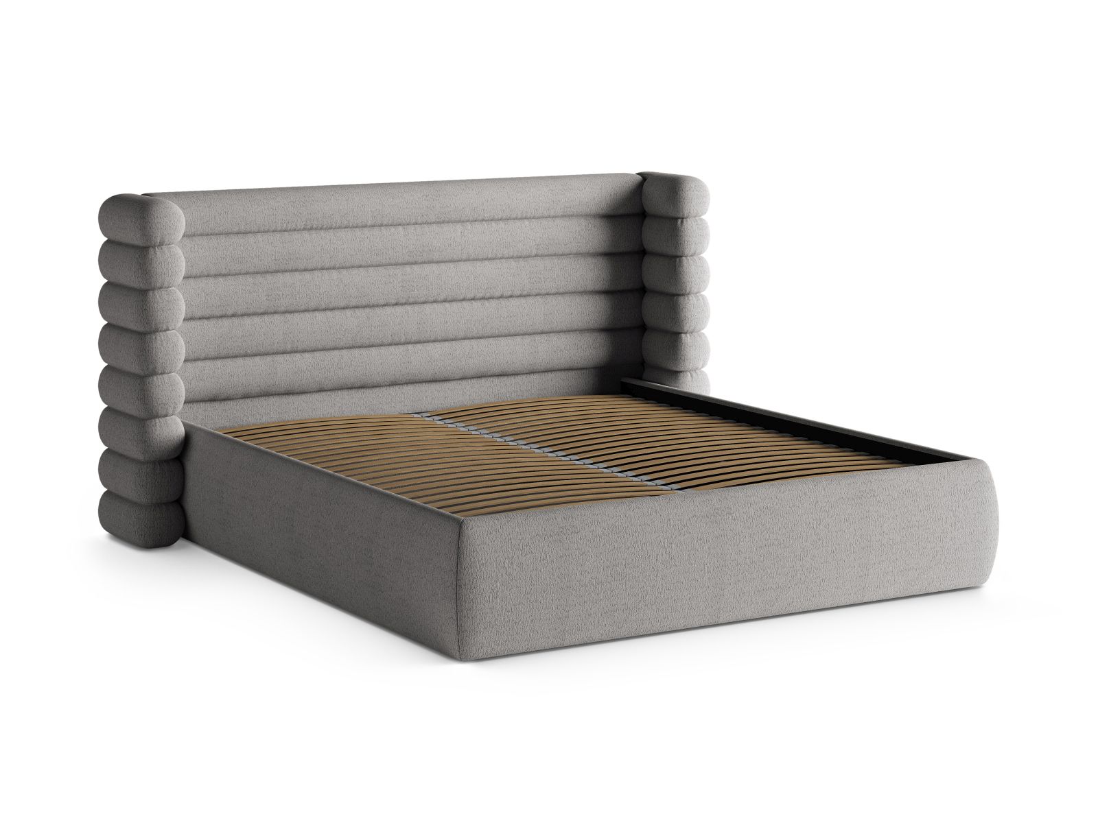 Storage Bed With Headboard, "Mount", 256x228x120
