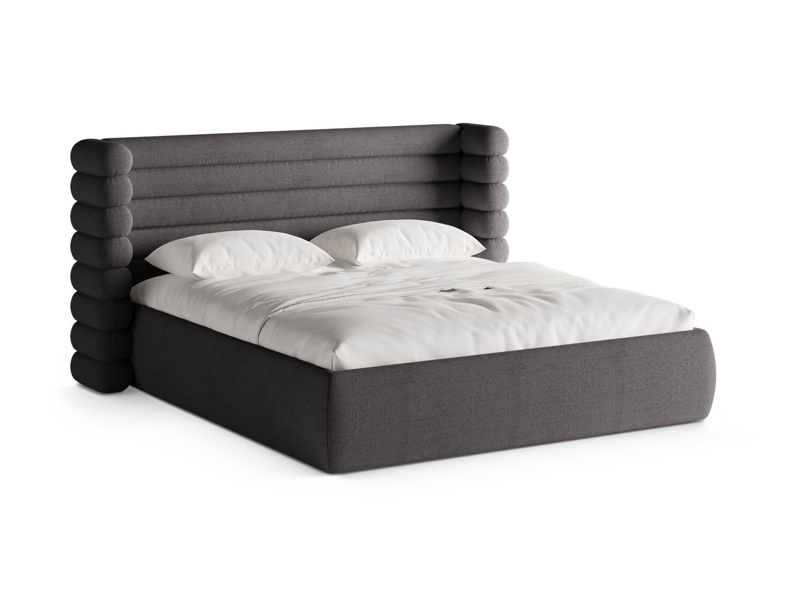 Storage Bed With Headboard, "Mount", 256x228x120