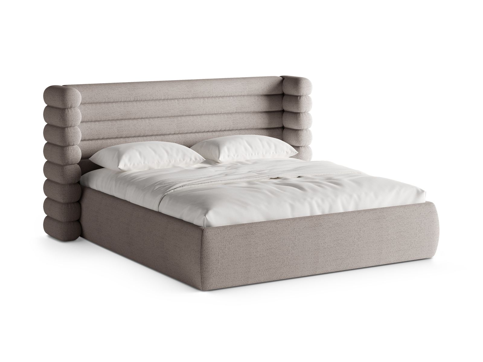 Storage Bed With Headboard, "Mount", 256x228x120
