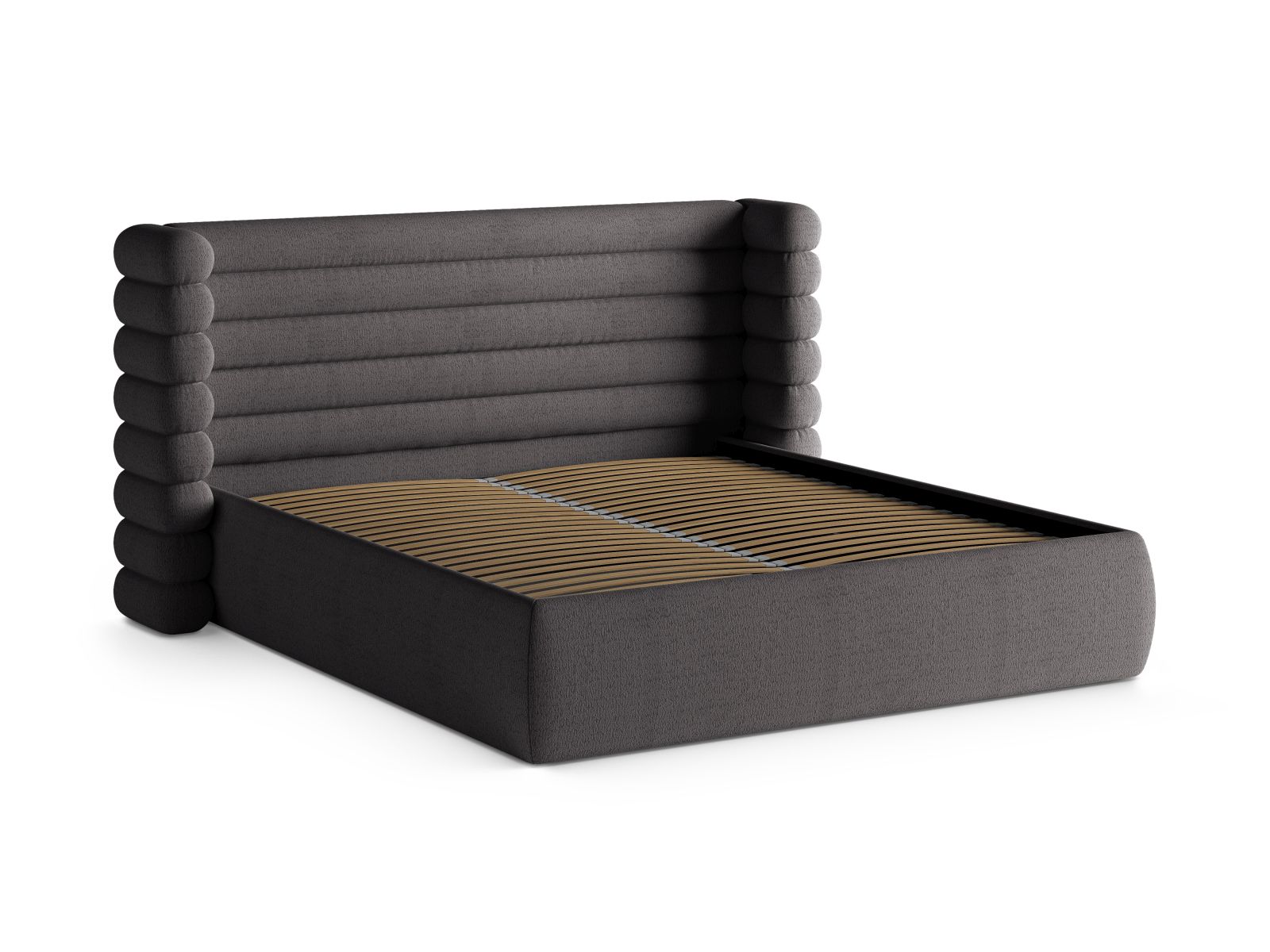 Storage Bed With Headboard, "Mount", 256x228x120